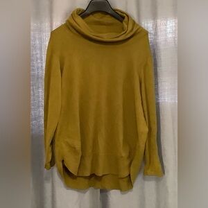 Olive Green Women's Cowl Sweater by Cyrus